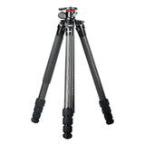 JUSINO Flexibles Karbon-Stativ max. 170cm bis 18Kg belastbar neigbare & entfernbare Mittelsäule