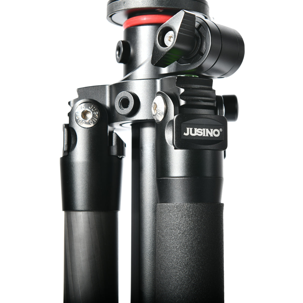 JUSINO Flexibles Karbon-Stativ max. 170cm bis 18Kg belastbar neigbare & entfernbare Mittelsäule