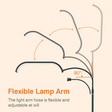 Dimmbare Halbmond Lampe Beauty Light einstellbare Farbtemperatur Telefonhalter Fernbedienung
