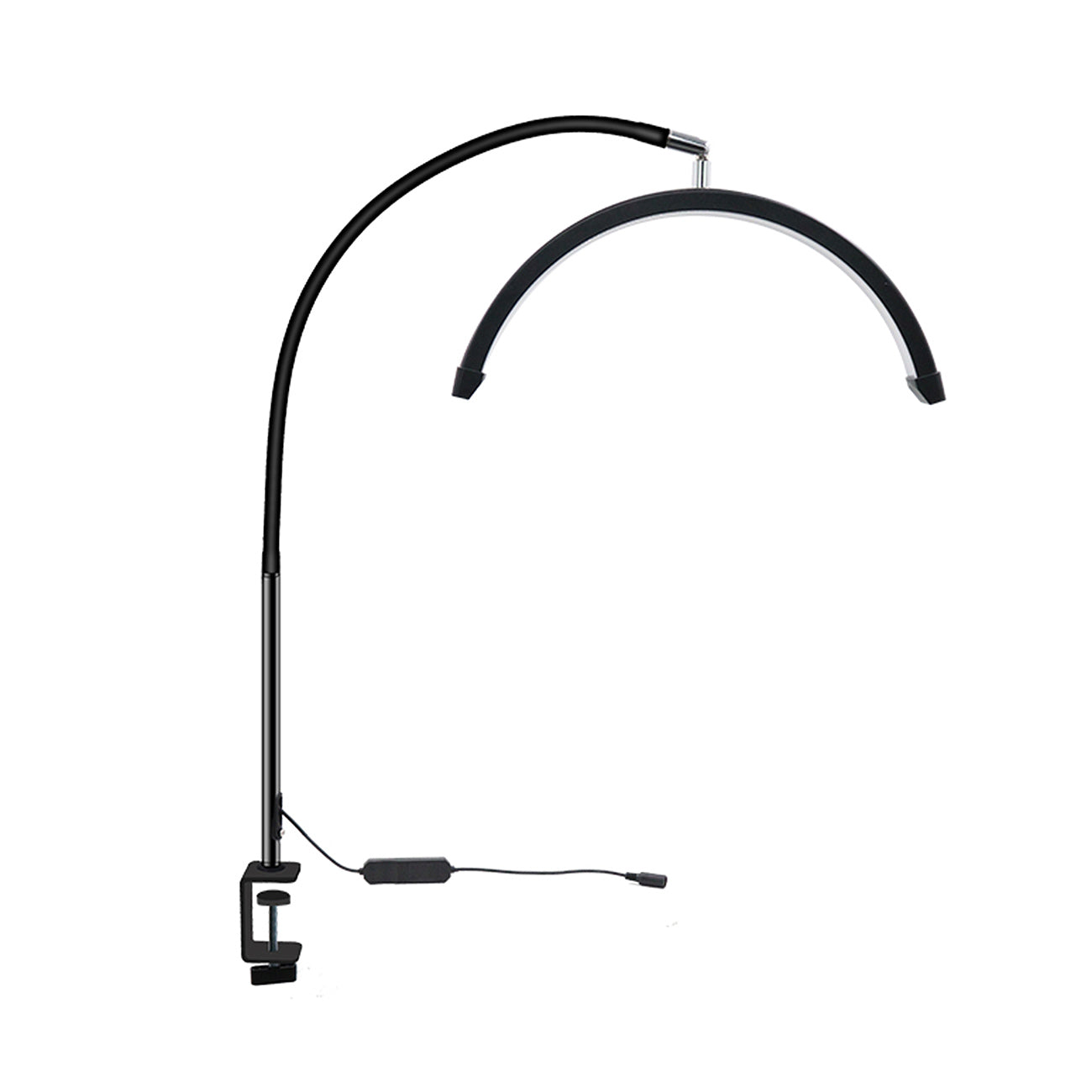 LED Bogenleuchte mit Tischklemme Flexibel, Blendfrei & Ideal für Beauty-Anwendungen HD-P3