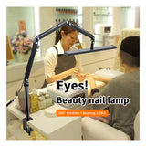LED Beauty Tischlampe mit Klemme – 3 Lichtfarben, 10 Helligkeitsstufen, drehbar – Schwarz / Weiß