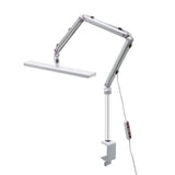 LED Beauty Tischlampe mit Klemme – 3 Lichtfarben, 10 Helligkeitsstufen, drehbar – Schwarz / Weiß