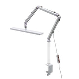 LED Beauty Tischlampe mit Klemme – 3 Lichtfarben, 10 Helligkeitsstufen, drehbar – Schwarz / Weiß