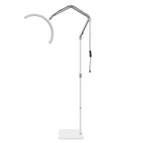 LED Halbmond Beauty Light Farbtemperatur 3000K-6000K Schwenkbar stabile Stand & Telefonhalterung