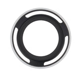 Metall Gegenlichtblende Silber – Hohlprofil Design – Schraubmontage