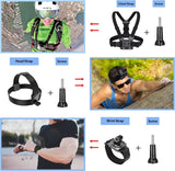 ayex GoPro Accessory Kit All-in-One Lösung für Ihre Abenteuer (Hero 11 10 & 9)