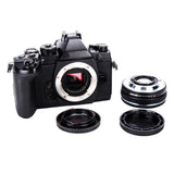 Gehäusedeckel + Objektivdeckel für Olympus Panasonic Micro Four Thirds Kameras L-R7