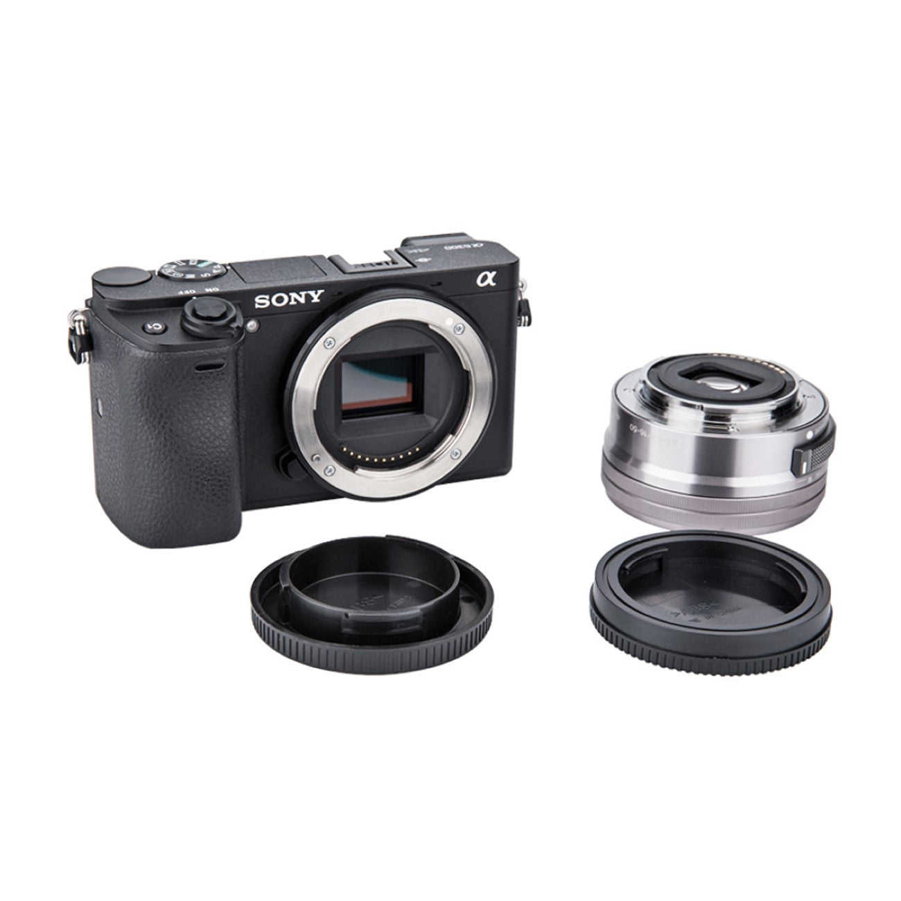 Gehäusedeckel + Objektivdeckel für Sony E-Mount Digitalkameras und Objektive L-R9
