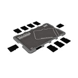Speicherkartenhalter leicht kompakt Staubschutz für 10 Micro SD Karten