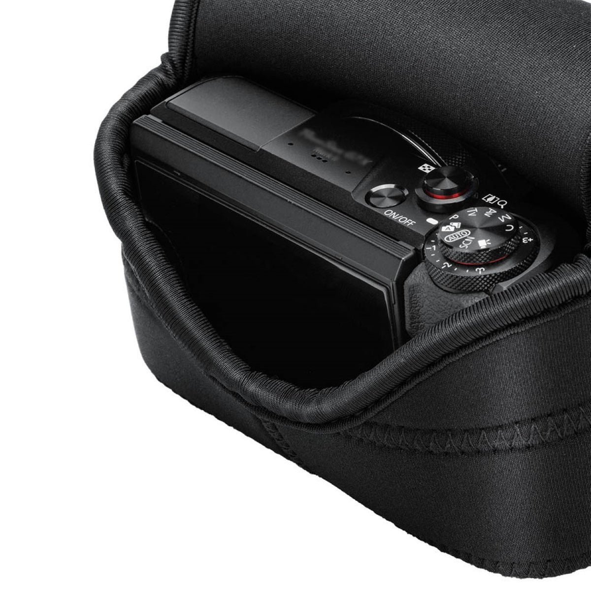 Neopren Kameratasche für spiegellose Kameras leicht elastisch schützend OC-S1BK