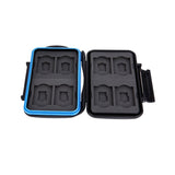 Speicherkarten Schutzbox Staub+Wasserdicht gummierte Innenausstattung 8x SD/Micro SD