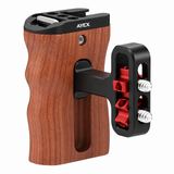 ayex Universal Side Handle Holz – höhenverstellbarer Seitengriff für Kamera-Cages