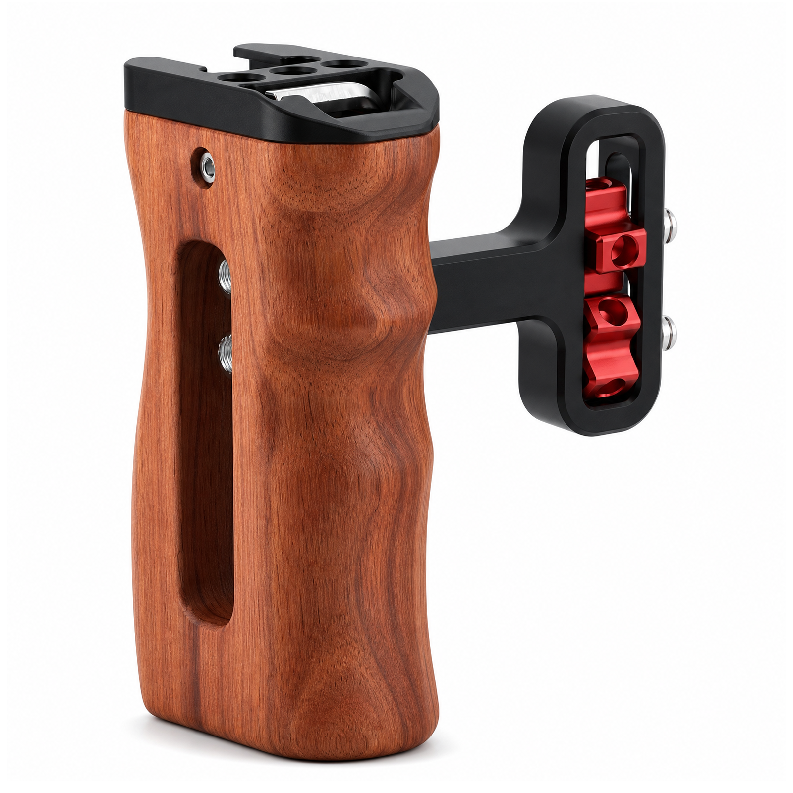 ayex Universal Side Handle Holz – höhenverstellbarer Seitengriff für Kamera-Cages