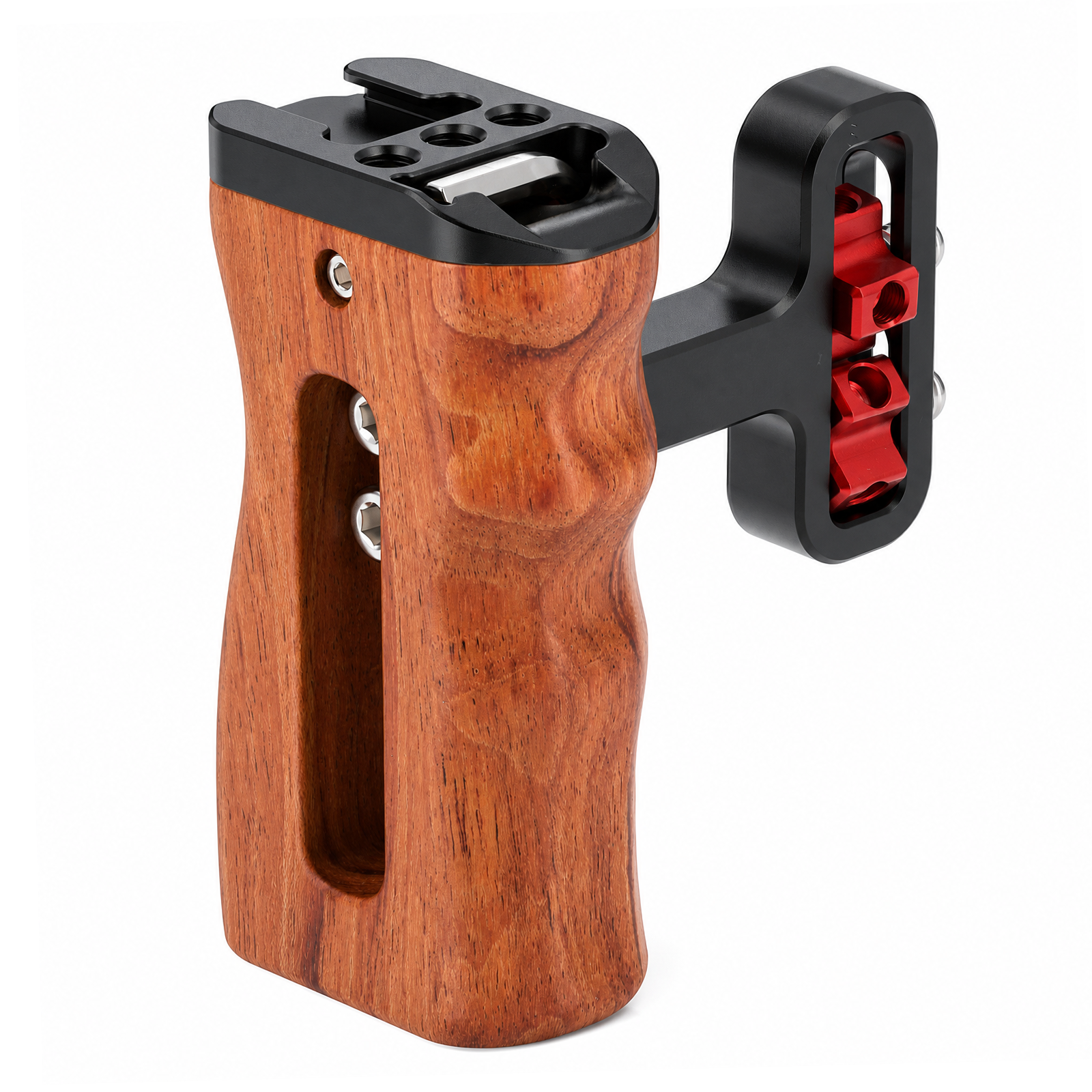 ayex Universal Side Handle Holz – höhenverstellbarer Seitengriff für Kamera-Cages