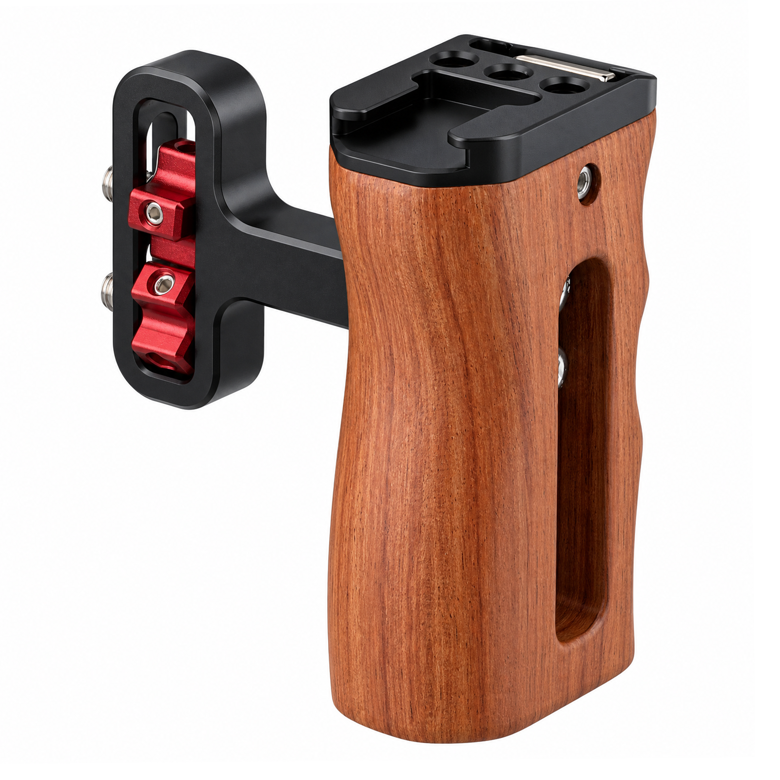 ayex Universal Side Handle Holz – höhenverstellbarer Seitengriff für Kamera-Cages