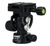 JUSINO Hochleistungs-Neigekopf für Monopods Hydraulische Federung 360° Schwenkfunktion DG-02