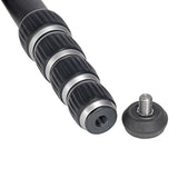JUSINO Robustes leichtes Karbon-Monopod mit 5 Segmenten bis 140cm 12kg MP-325C