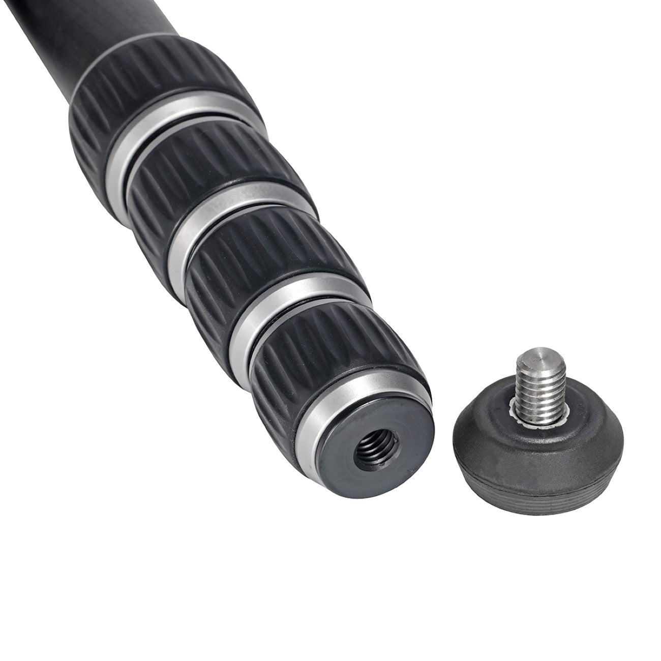 JUSINO Robustes leichtes Karbon-Monopod mit 5 Segmenten bis 140cm 12kg MP-325C