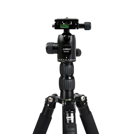 JUSINO Traveller kompaktes Reisestativ mit Kugelkopf bis 139cm 3kg TMQ-2205 BS-08Q
