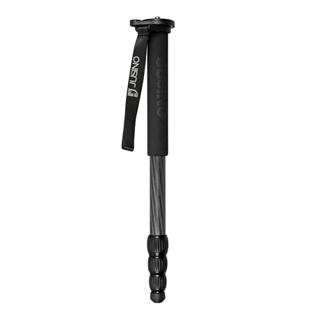 JUSINO Karbon Monopod mit abnehmbarem Fuß/Tischstativ Schnelldrehverschlüsse bis 153cm/6kg VM-254C
