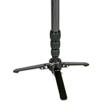 JUSINO Karbon Monopod mit abnehmbarem Fuß/Tischstativ Schnelldrehverschlüsse bis 153cm/6kg VM-254C