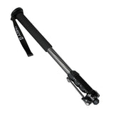 JUSINO Karbon Monopod mit abnehmbarem Fuß/Tischstativ Schnelldrehverschlüsse bis 153cm/6kg VM-254C