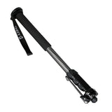 JUSINO Karbon Monopod mit abnehmbarem Fuß/Tischstativ Schnelldrehverschlüsse bis 153cm/6kg VM-254C