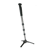 JUSINO Karbon Monopod mit abnehmbarem Fuß/Tischstativ Schnelldrehverschlüsse bis 153cm/6kg VM-254C