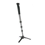 JUSINO Karbon Monopod mit abnehmbarem Fuß/Tischstativ Schnelldrehverschlüsse bis 153cm/6kg VM-254C