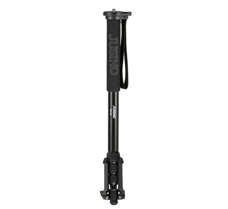 JUSINO Aluminium-Monopod mit abnehmbarem Fuß Tischstativ Schnelldrehverschlüsse bis 164cm 10kg VM-284