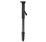 JUSINO Karbon Monopod Standspinne Tischstativ-Funktion bis 164cm 10kg Schnellspann-Clips VM-284C