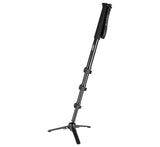 JUSINO Monopod mit abnehmbarem Fuß Tischstativ Schnellspann-Clips bis 164cm 10kg VM-284E