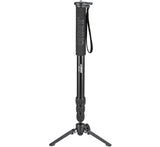 JUSINO Monopod mit abnehmbarem Fuß Tischstativ Schnelldrehverschlüsse bis 170cm 12kg VM-324