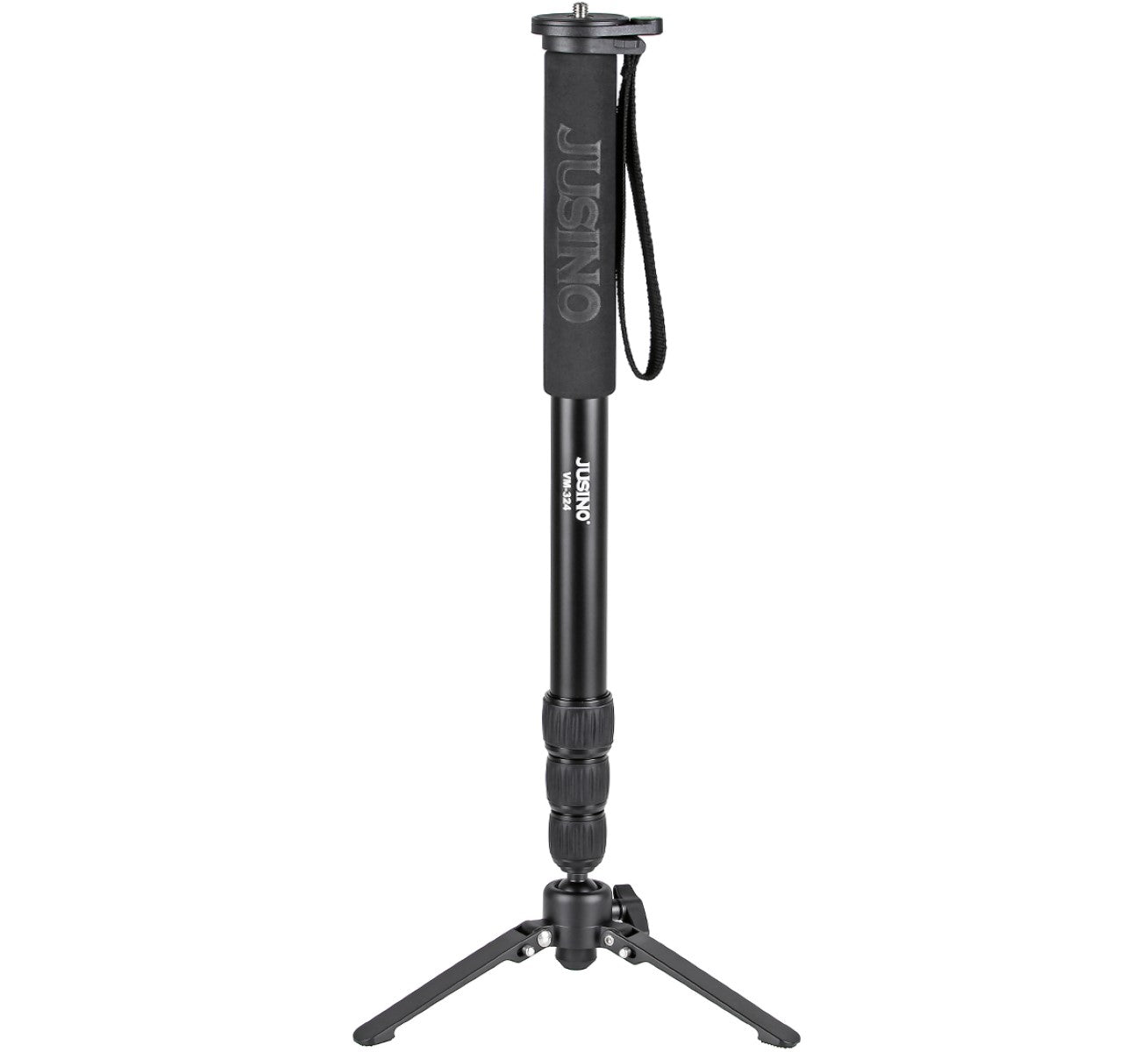 JUSINO Monopod mit abnehmbarem Fuß Tischstativ Schnelldrehverschlüsse bis 170cm 12kg VM-324