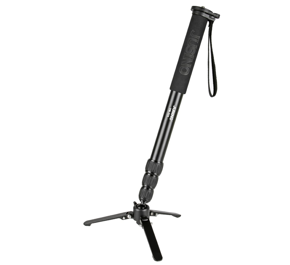 JUSINO Monopod mit abnehmbarem Fuß Tischstativ Schnelldrehverschlüsse bis 170cm 12kg VM-324