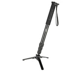 JUSINO Monopod mit abnehmbarem Fuß Tischstativ Schnelldrehverschlüsse bis 170cm 12kg VM-324