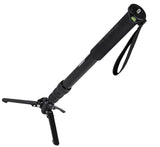 JUSINO Monopod mit abnehmbarem Fuß Tischstativ Schnelldrehverschlüsse bis 170cm 12kg VM-324