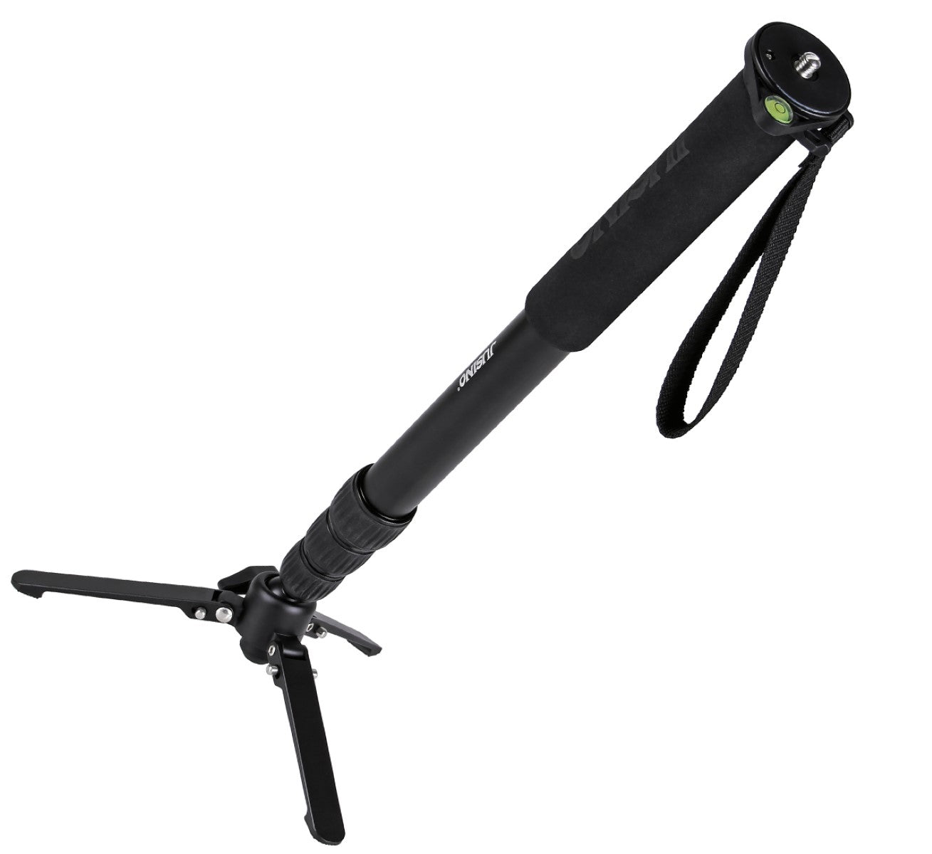 JUSINO Monopod mit abnehmbarem Fuß Tischstativ Schnelldrehverschlüsse bis 170cm 12kg VM-324