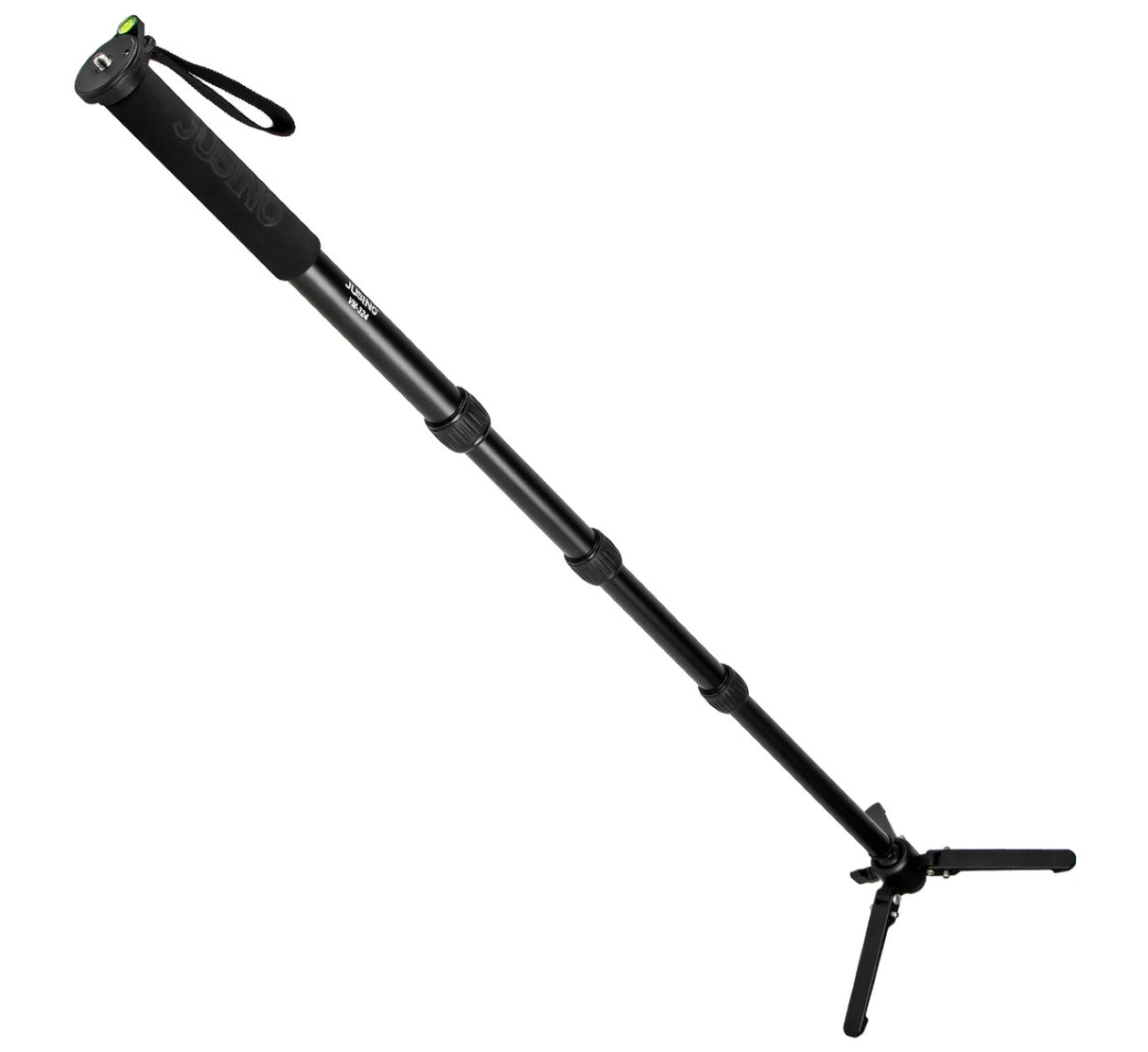 JUSINO Monopod mit abnehmbarem Fuß Tischstativ Schnelldrehverschlüsse bis 170cm 12kg VM-324