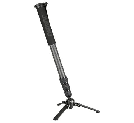 JUSINO Karbon Monopod mit abnehmbarem Fuß Tischstativ Schnelldrehverschlüsse bis 170cm 12kg VM-324C