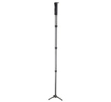 JUSINO Karbon Monopod mit abnehmbarem Fuß Tischstativ Schnelldrehverschlüsse bis 170cm 12kg VM-324C