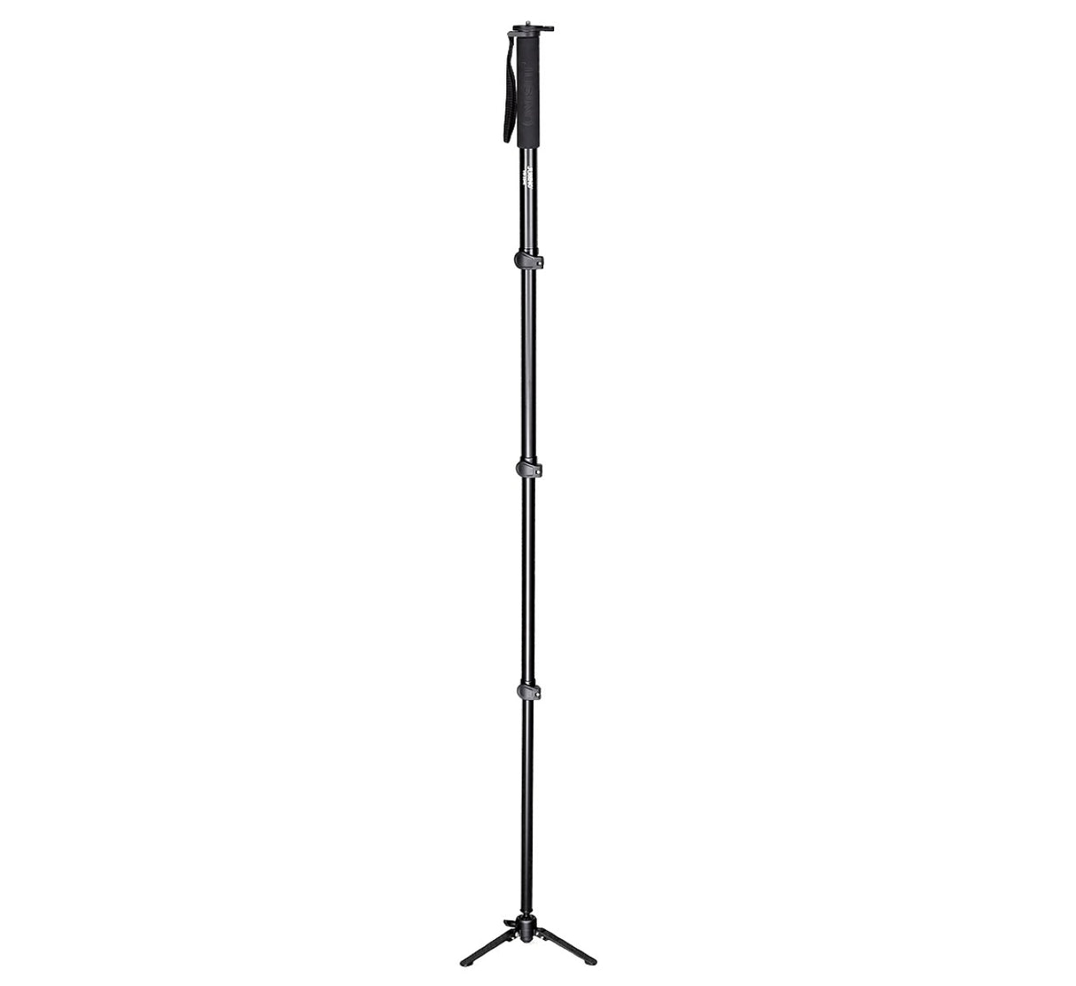 JUSINO Monopod mit abnehmbarem Fuß Tischstativ Schnellspann-Clips bis 170cm 12kg VM-324E
