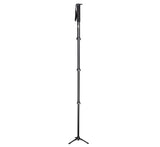JUSINO Monopod mit abnehmbarem Fuß Tischstativ Schnellspann-Clips bis 170cm 12kg VM-324E