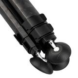 JUSINO Karbon Profi-Videostativ Tripod bis 130cm 18kg belastbar Transporttasche KA-50