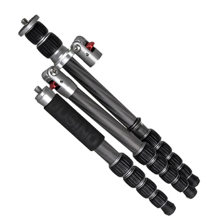 JUSINO Carbon Stativ leicht kompakt Monopod-Funktion bis 130,5cm 5kg + Kugelkopf TK-225 SC GT-30