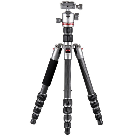 JUSINO Carbon Stativ leicht kompakt Monopod-Funktion bis 130,5cm 5kg + Kugelkopf TK-225 SC GT-30
