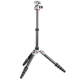JUSINO Karbon Stativ leicht kompakt Monopod-Funktion bis 130,5cm 5kg + Kugelkopf TK-225 SC GT-30