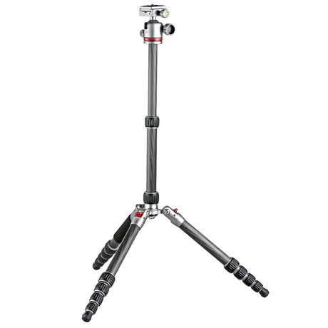 JUSINO Carbon Stativ leicht kompakt Monopod-Funktion bis 130,5cm 5kg + Kugelkopf TK-225 SC GT-30