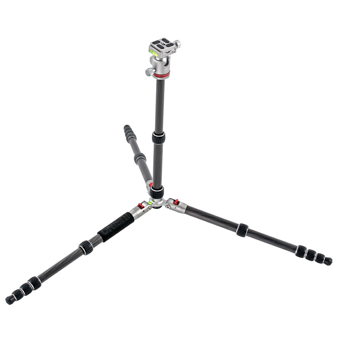 JUSINO Carbon Stativ leicht kompakt Monopod-Funktion bis 130,5cm 5kg + Kugelkopf TK-225 SC GT-30