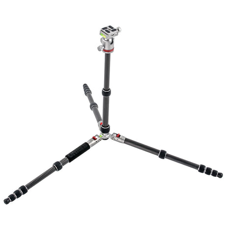 JUSINO Carbon Stativ leicht kompakt Monopod-Funktion bis 130,5cm 5kg + Kugelkopf TK-225 SC GT-30